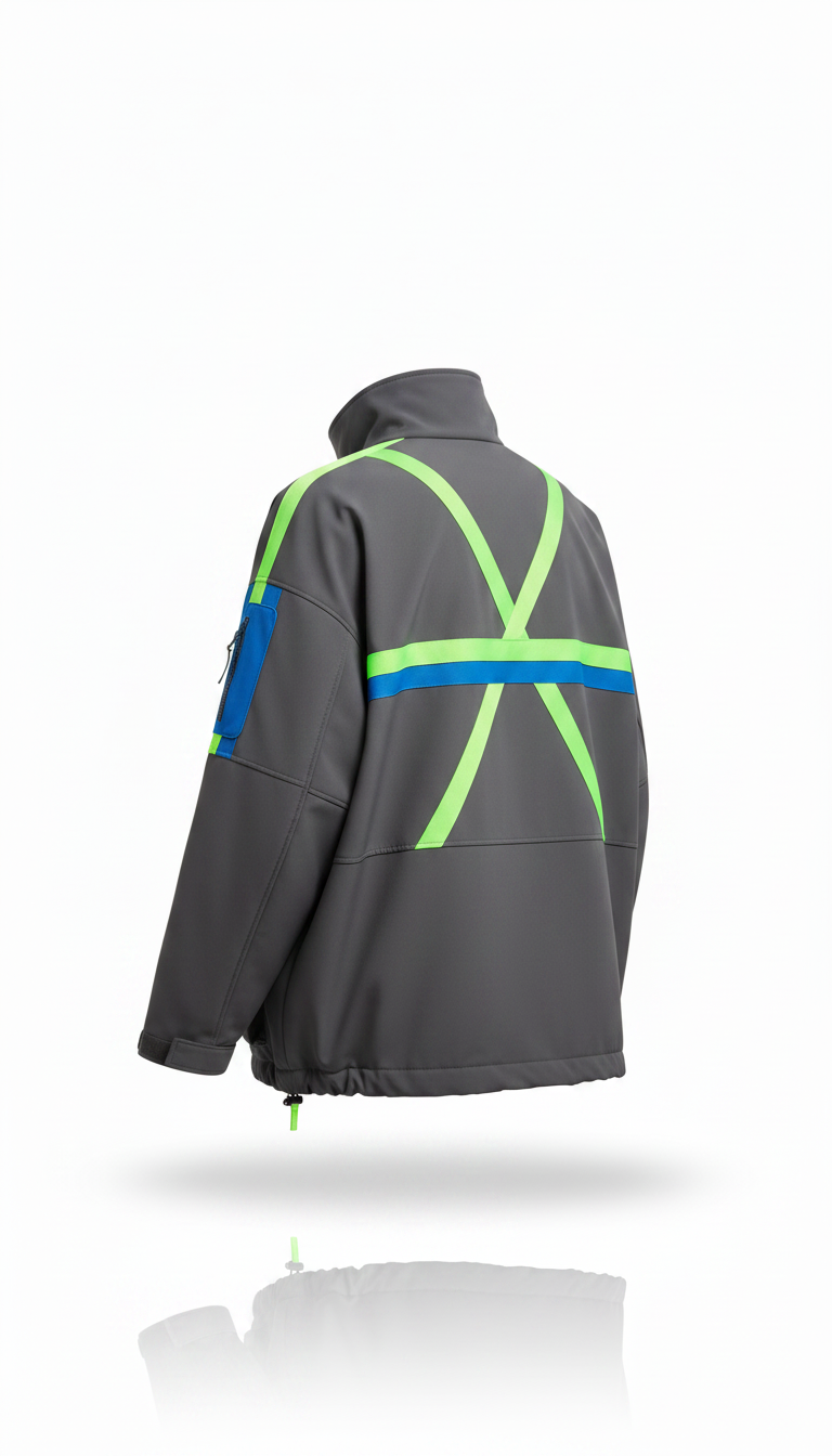 Alternate angle view of Oversized Technical Streetwear Jacket