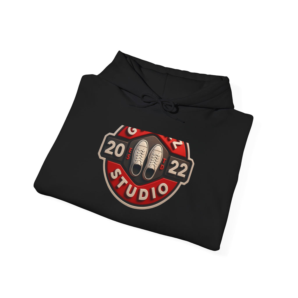 G Kickz Studio Hoodie — Badge Logo (Black)