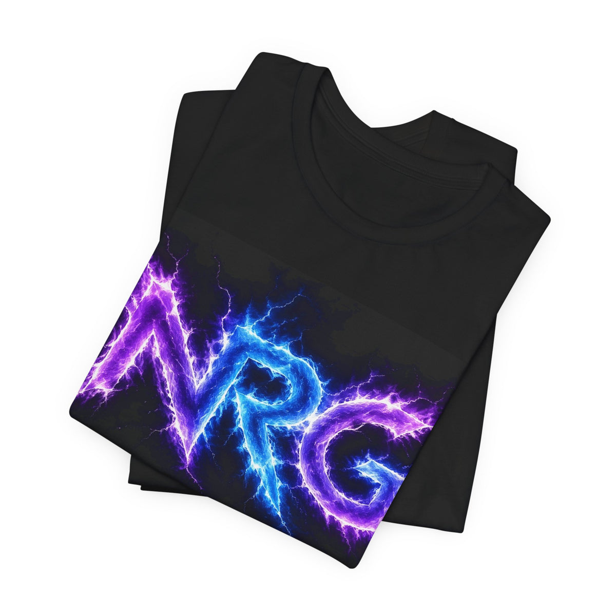 NRG Fitness Center Tee — Electric Logo (Black)