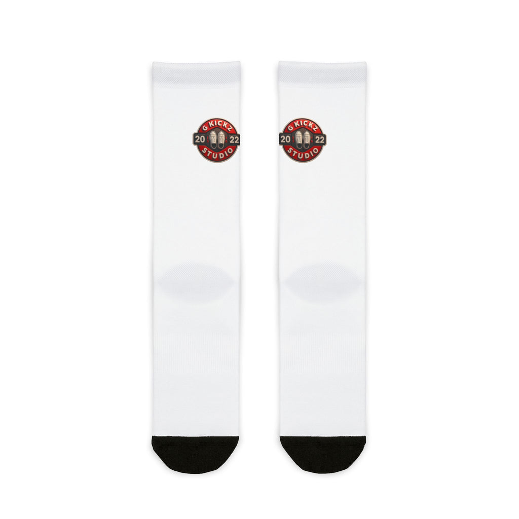 G Kickz Studio Crew Socks — Badge Logo