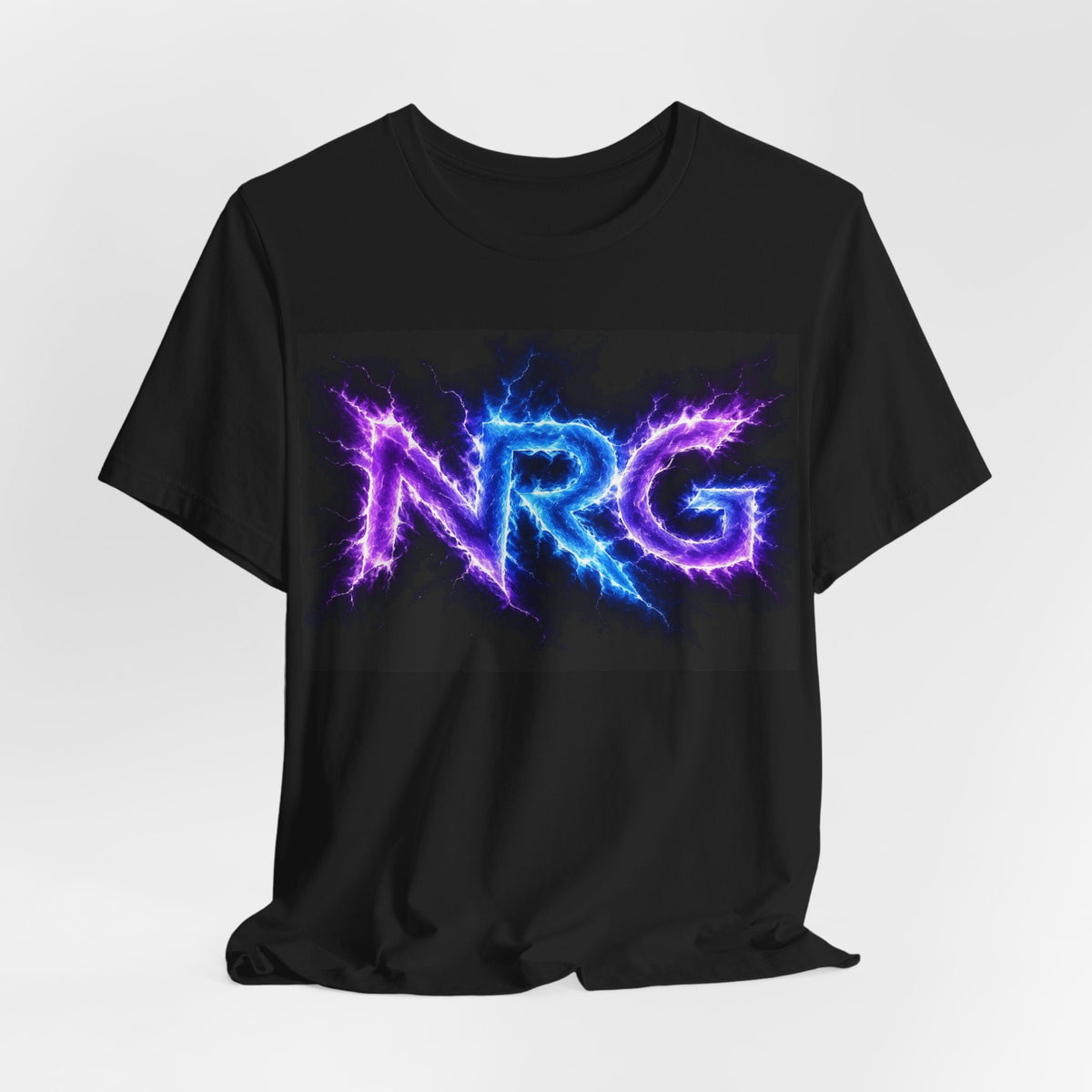 NRG Fitness Center Tee — Electric Logo (Black)