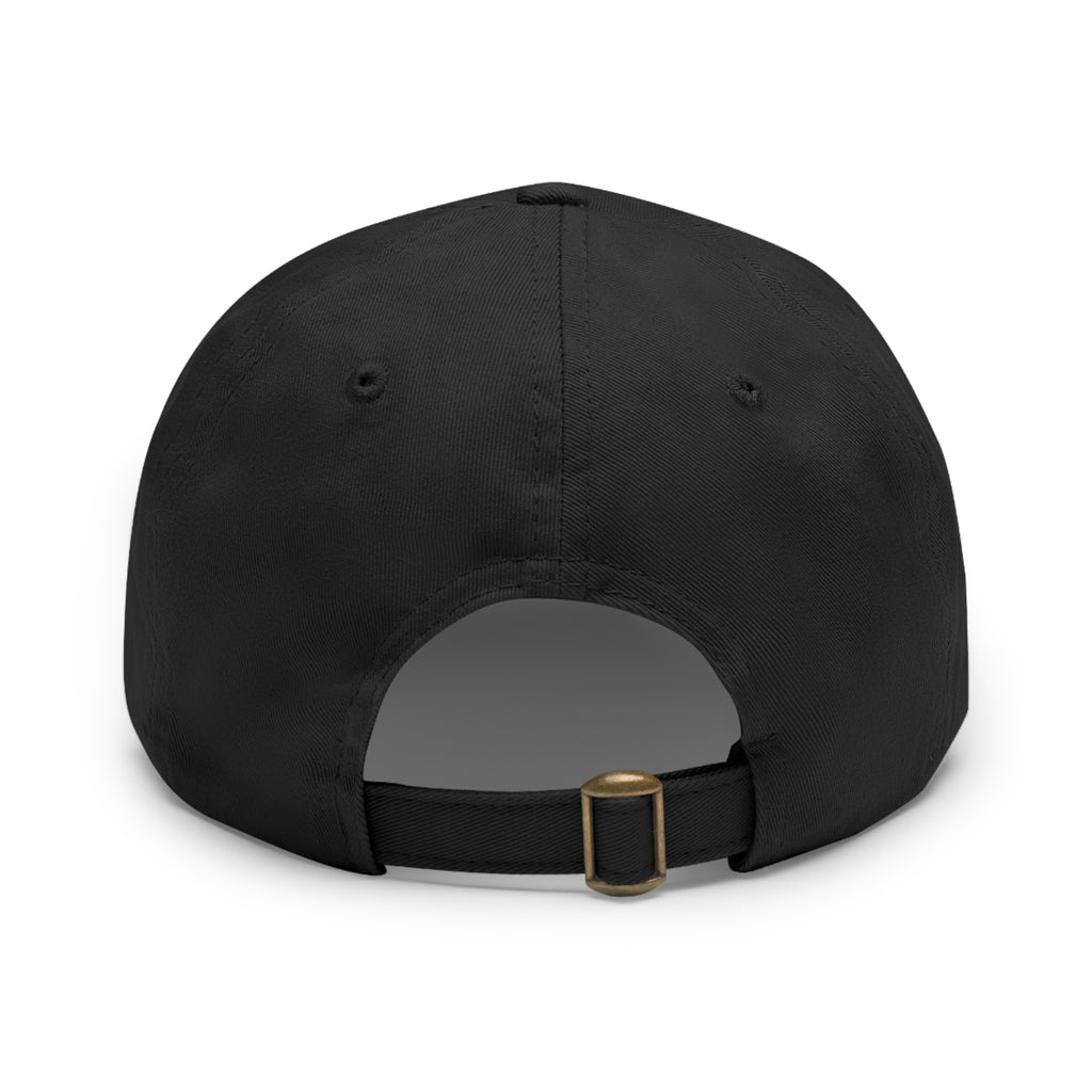 NRG Fitness Center Dad Hat — Leather Patch (Black)