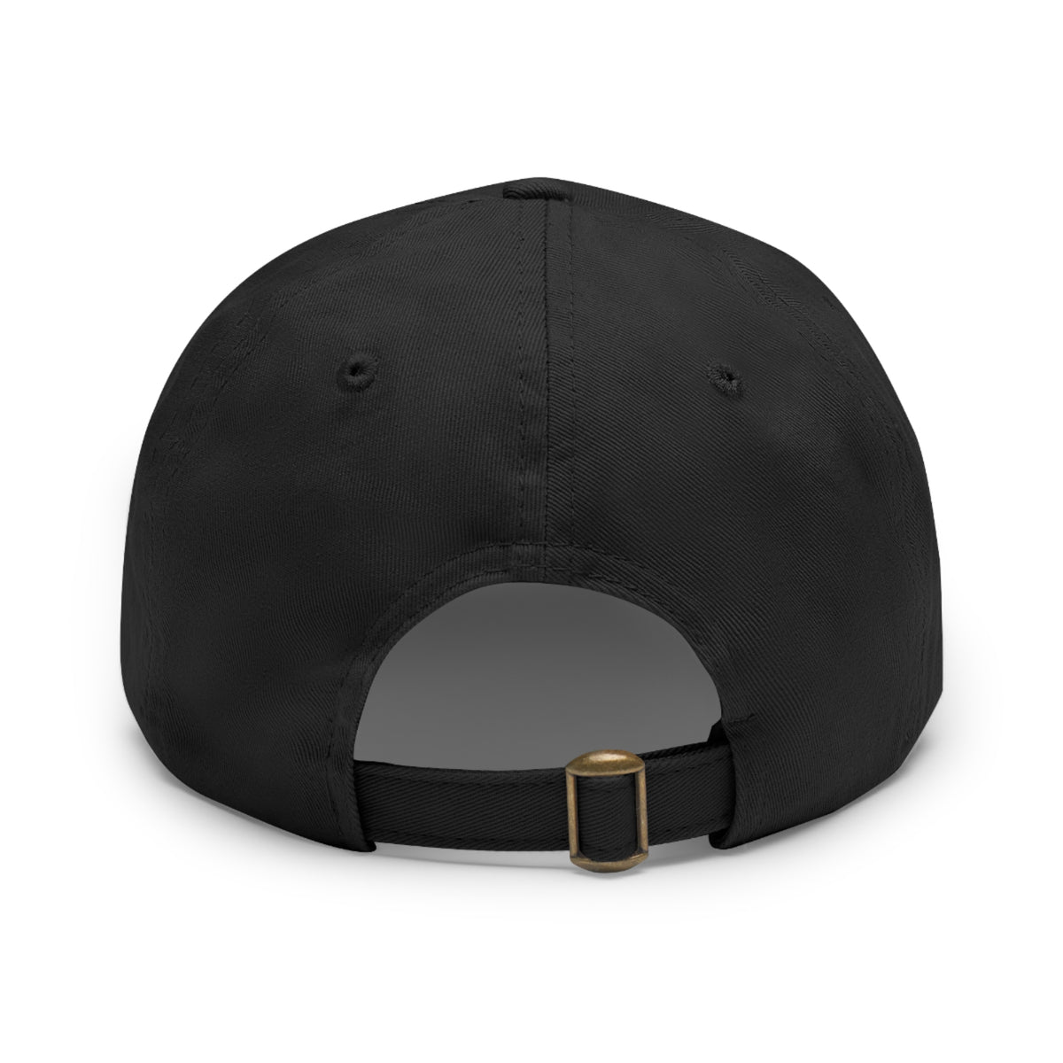 NRG Fitness Center Dad Hat — Leather Patch (Black)