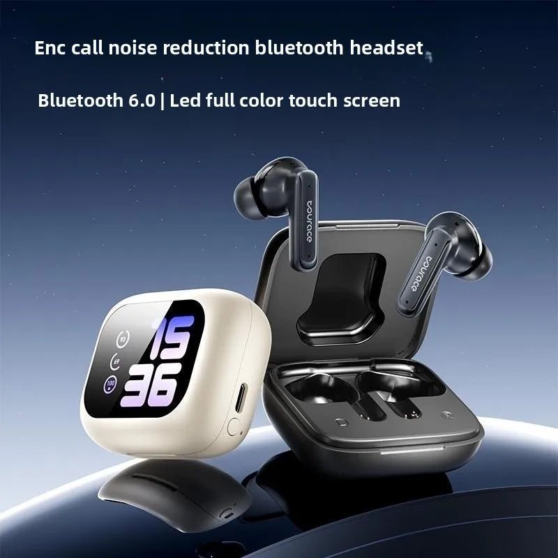 AI Translation Earbuds — 144 Languages, Touchscreen Case