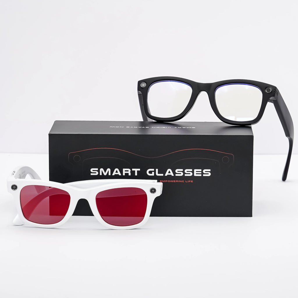 AI Smart Camera Glasses — 8MP, Voice Assistant & Live Translation