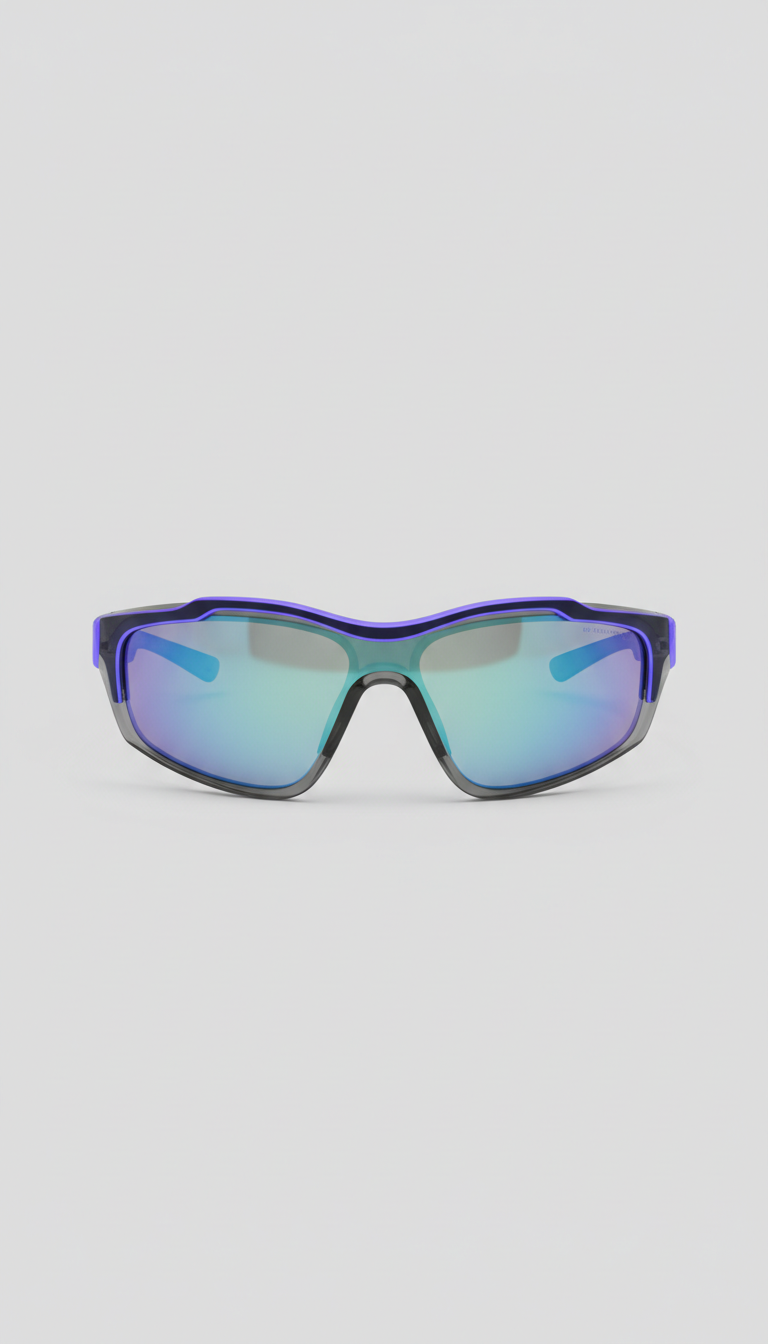 Technical sunglasses from RAW41, shadowless illumination, bringing out the sleek lines and modern aesthetic. The...